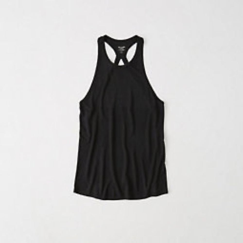 Abercrombie & Fitch Active Open Back Tank Black Size S
